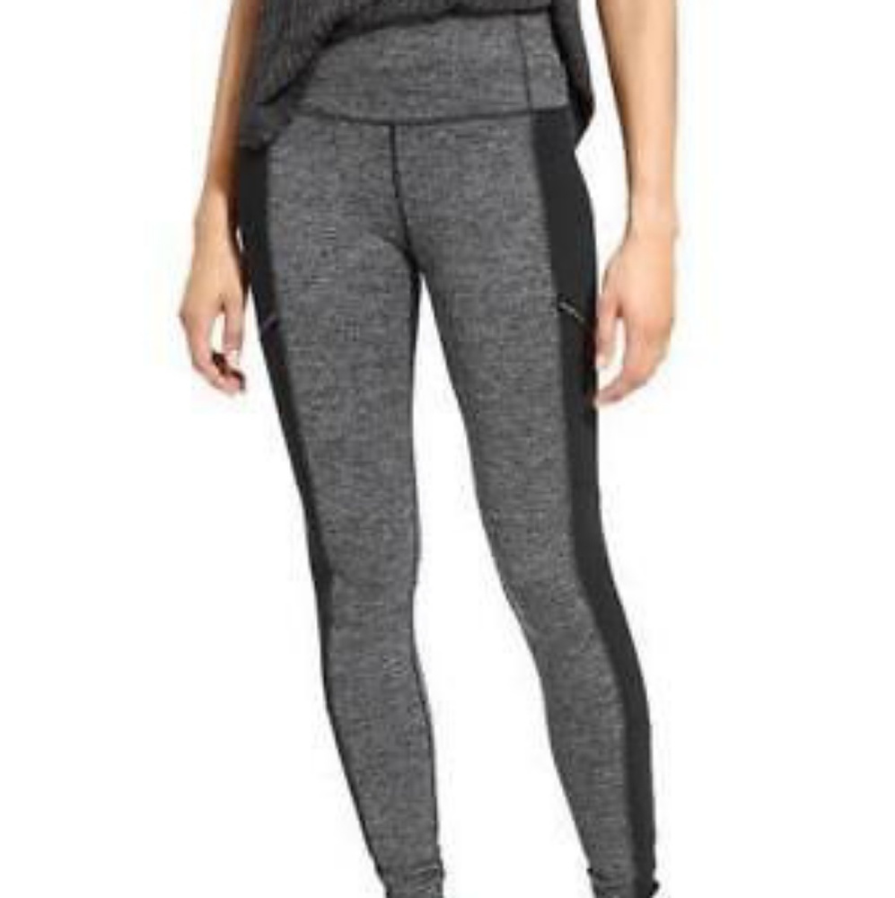 Athleta High Rise Herringbone Metro Drifter